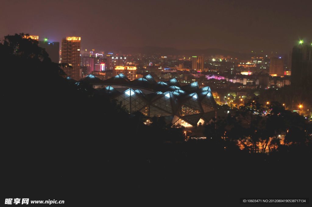 大运城夜景全景