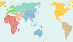 世界地图_分颜色区域