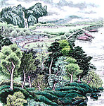 山水国画
