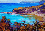油画 海湾景色
