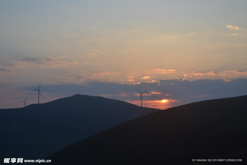 晚霞 夕阳