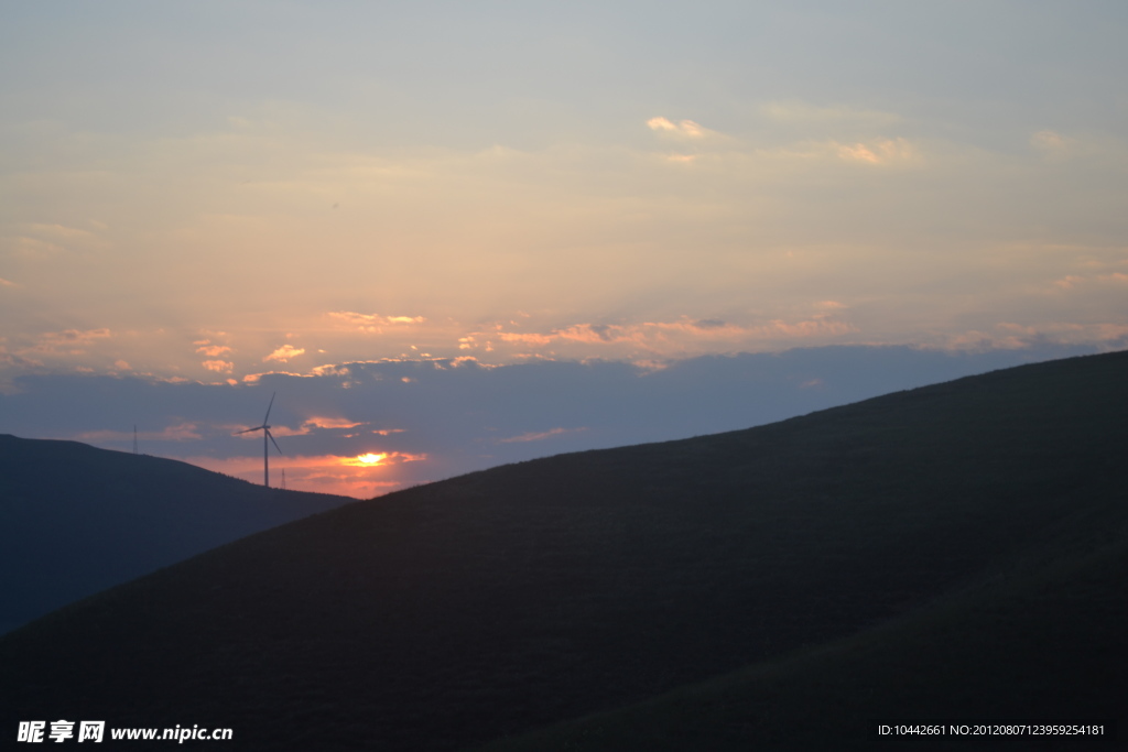 晚霞 夕阳
