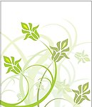 绿之源 绿色花纹 线条花纹 绿色花