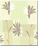 回忆经 牡丹花 线条花纹 方格