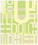 爱恋 字母 艺术字 简约 时尚 抽象
