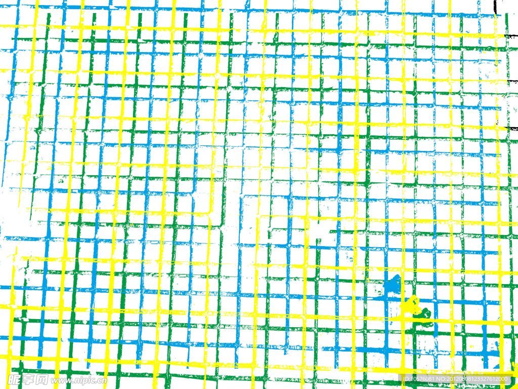 黄绿调 网格底纹