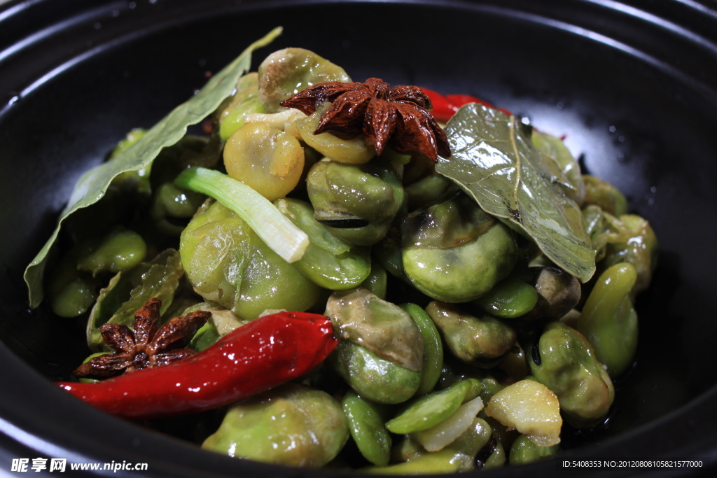 鸡汁蚕豆