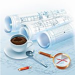 建筑工程图纸 办公用品
