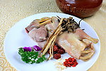 山菌野鸭煲