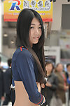 美女车模