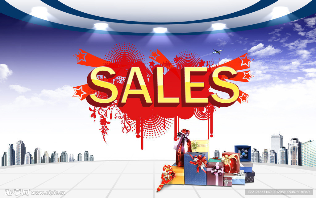 sales背景板
