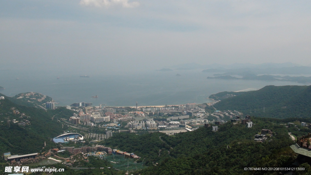 大梅沙全景