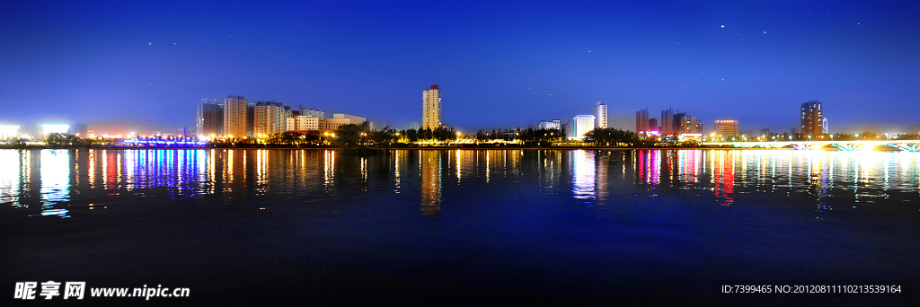 太原南内环汾河夜景