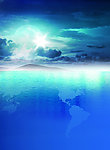 海上日出
