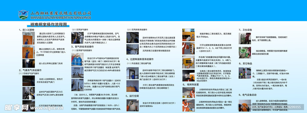 煤矿展板
