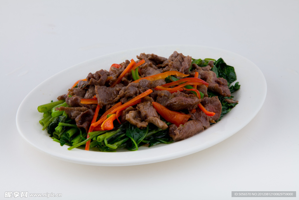 通菜炒牛肉