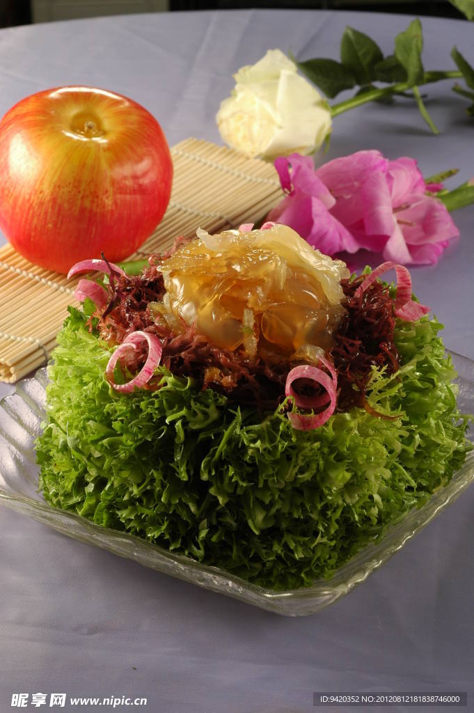 银耳青菜