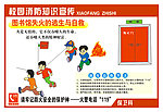 图书馆火灾的逃生与自救cdr模板