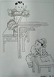 历代童婴图白描集