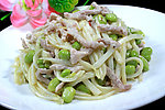茭白毛豆肉丝