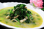 青菜钵烧野生菌菇