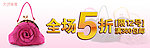皮具女包包促销模板