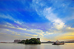 小岛晚霞