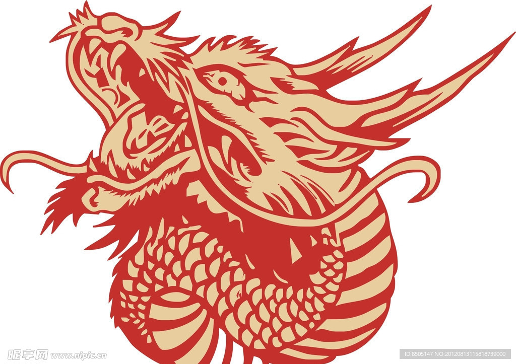 手绘龙
