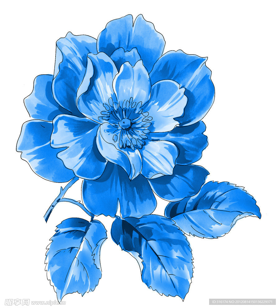 青花瓷素材