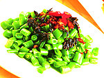 揽菜肉蒸四季豆