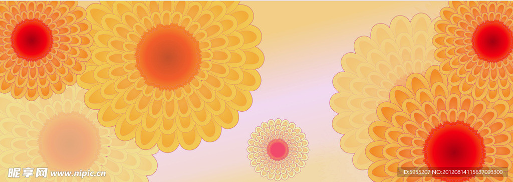 矢量花纹