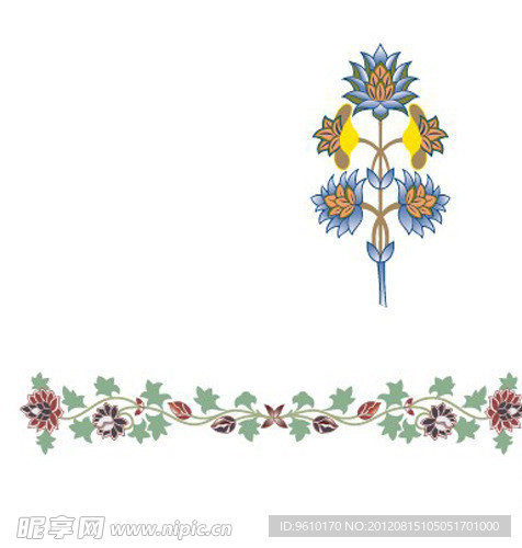 漂亮花边 矢量