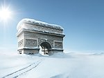雪地建筑