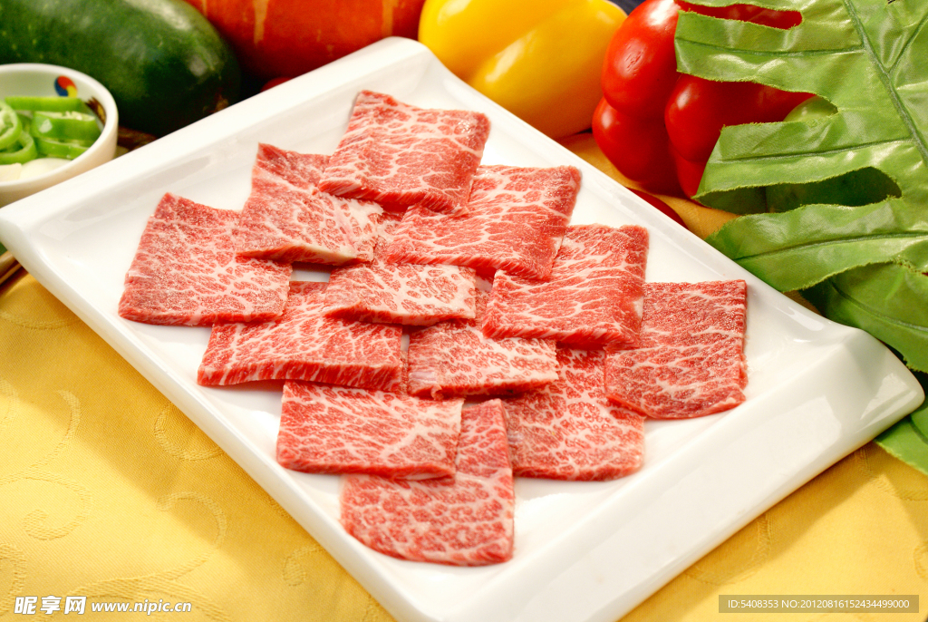烤雪花牛肉