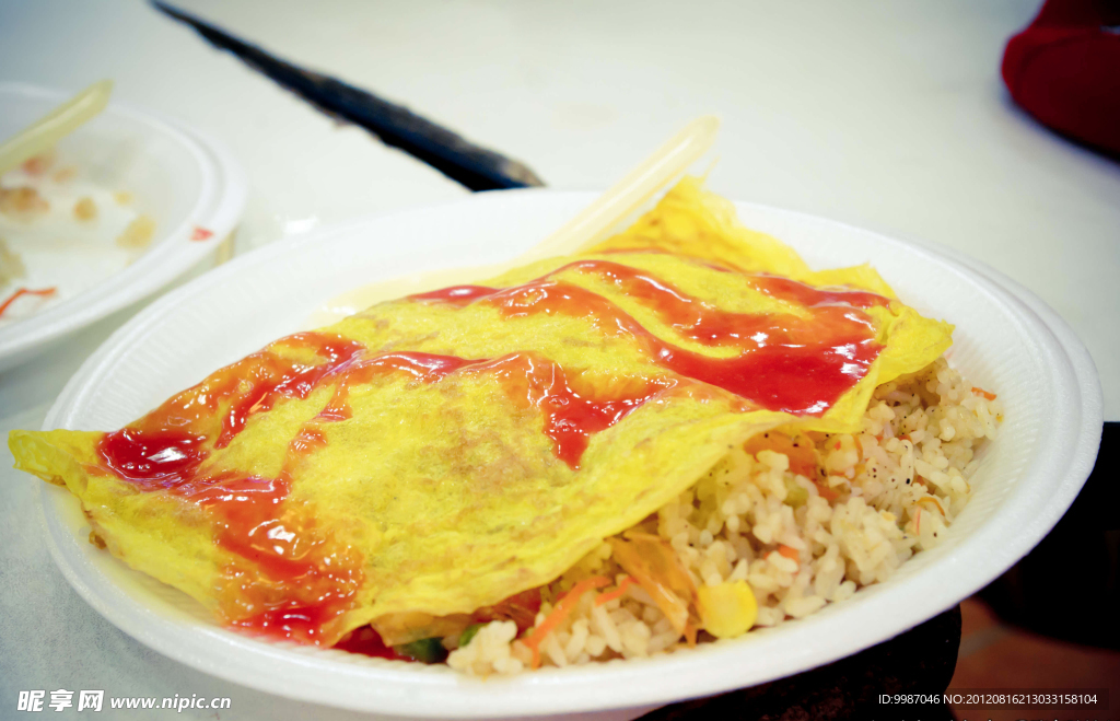 蛋包饭 蛋炒饭