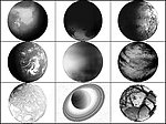 太阳系九大行星笔刷