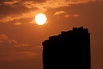 夕阳与建筑