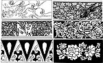 矢量 花纹 花边