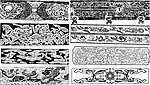 矢量 花纹 花边
