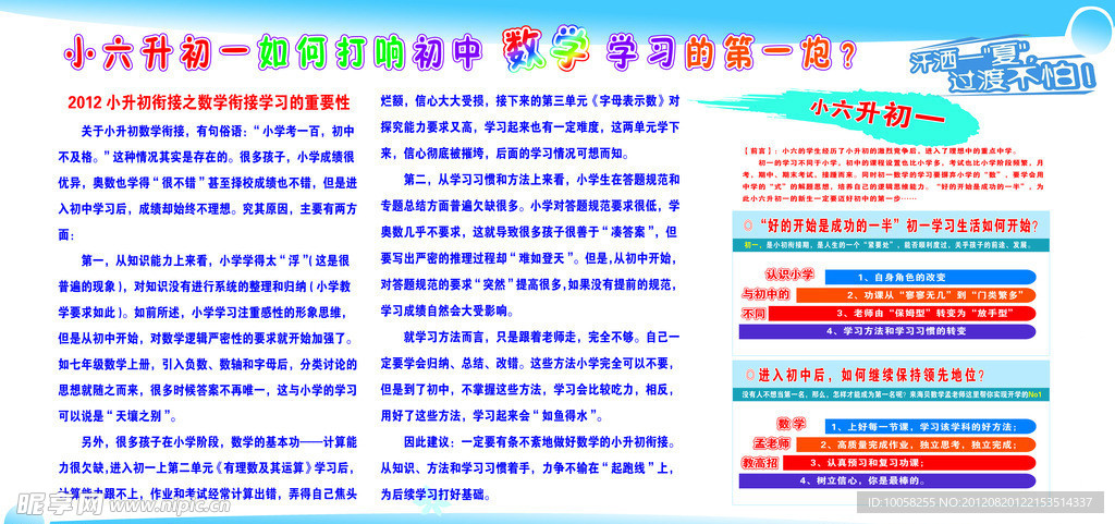 小六升初一 课程培训