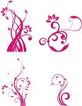 矢量花纹