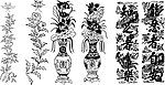 矢量 花纹 花边