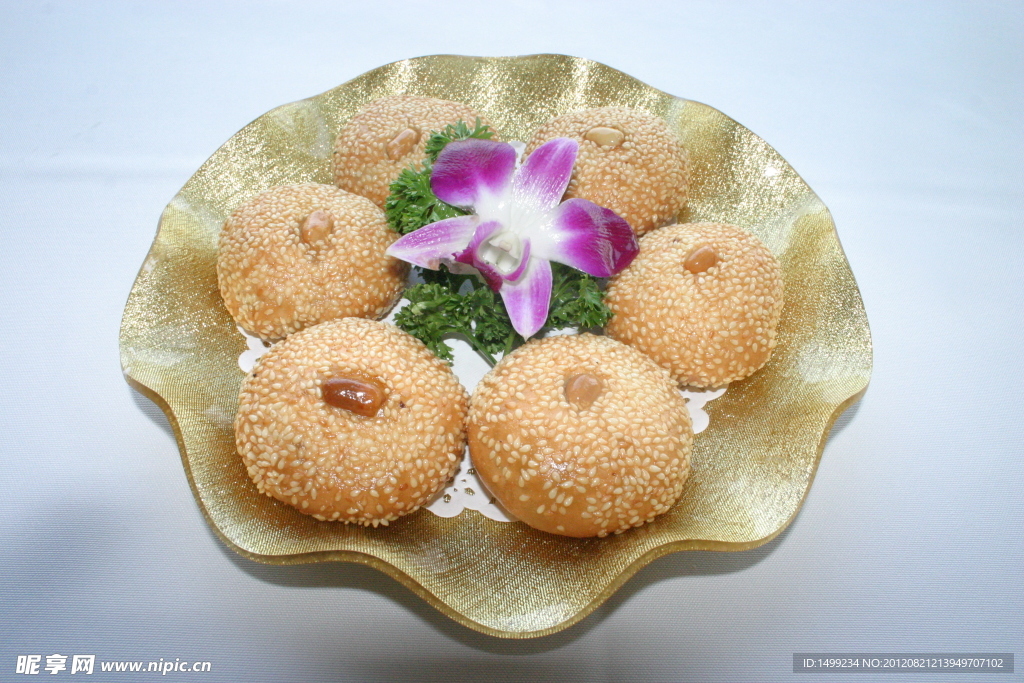 鲜虾韭菜黄金饼
