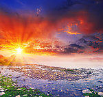 小河美景