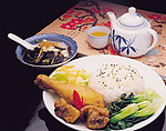 炸鸡腿饭套餐