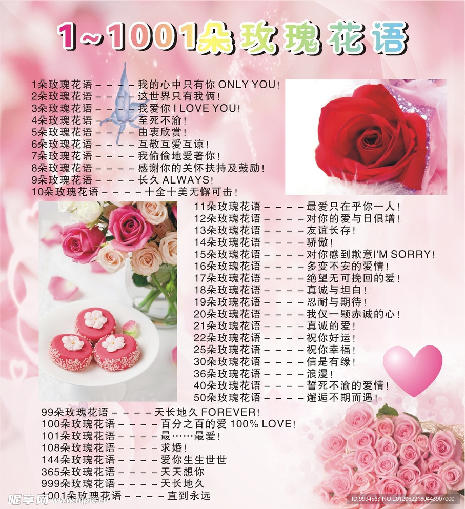 玫瑰花语