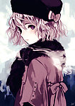 冬季可爱小女孩手绘漫画