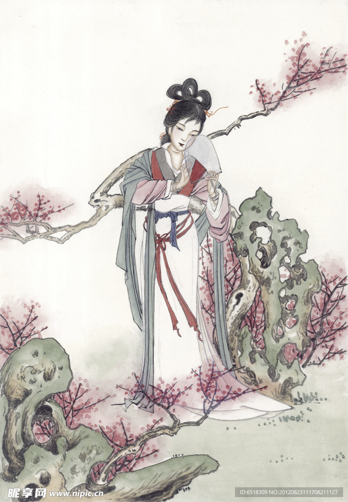 侍女图宫女图