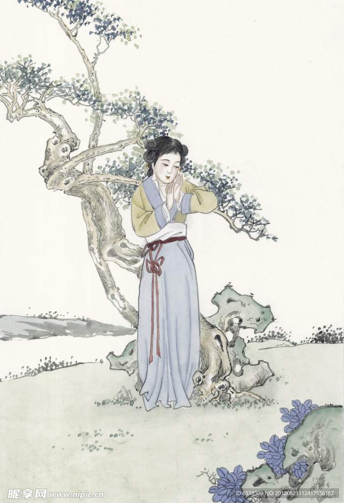 侍女图宫女图