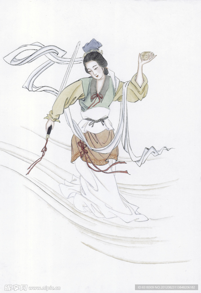 侍女图宫女图